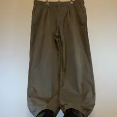 Wrangler メキシコ製 2タック ワイド チノパン W38 グレーカーキ