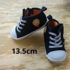 CONVERSE ALL STAR スニーカー 13.5cm ブラック/オレンジ