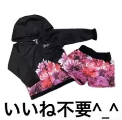 Rady ちびRady リゾフラ　セットアップ　90 黒