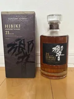 サントリー 響21年 HIBIKI 700ml 43％ 未開詮古酒 箱無し - メルカリ