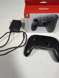Nintendo Switch プロコントローラー ブラック 充電器付き
