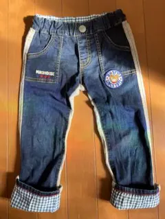 ミキハウス　異素材デニム　プッチー　100