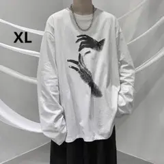 長袖 Tシャツ オーバーサイズ ゆったり 薄手 柔らかい 男女兼用 XL