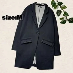 ブラック ロングコート Mサイズ