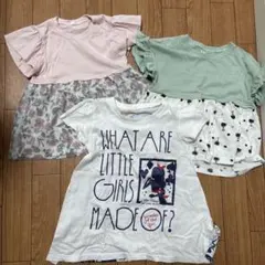 キッズ服まとめ売り チュニック Tシャツ 110サイズ 3点セット