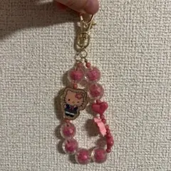 ハローキティ キーホルダー ビーズ