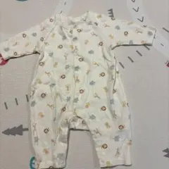 最終値引き！1500→1250円【新品未使用】動物プリントロンパース60cm