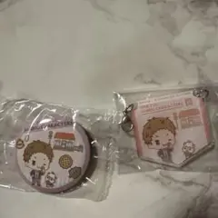 ハイキュー サンリオキャラクターズ 夜久衛輔 缶バッジ・キーホルダーセット