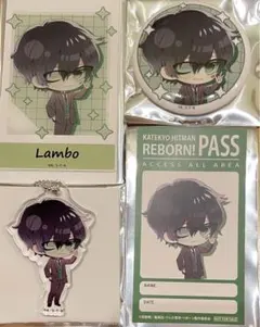 ランボ　缶バッジ　アクキー　パス風カード　アクリルカード　REBORN