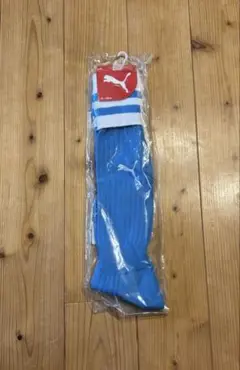 【新品未使用】PUMA サッカーストッキング 22-24cm サックス