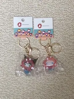 サンリオ ミャクミャク 立体キーホルダー クリア シナモン クロミ　大阪万博