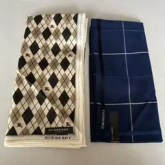BURBERRY renoma ハンカチ2枚セット