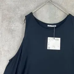 【タグ付】ZARA TRAFALUC（M）オフショルダーカットソー 長袖 薄手