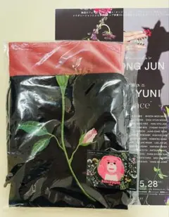 新品未使用＊吉田ユニ Face to face展 巾着ポーチ(ピンク) - メルカリ
