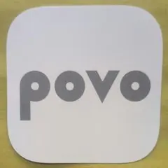povo ステッカー
