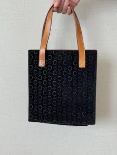 ★大幅値下げ！美品★セリーヌ黒スエードトートバッグ