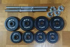FITNESS JM SPORTS ダンベル シャフトセット 60kg - メルカリ