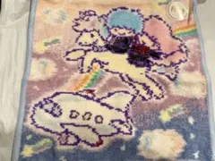 フェイラー 【キキララ⭐︎リトルツインスターズ】JALオリジナルハンカチ、ブルー系