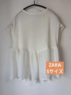 ZARAホワイト ブラウス Sサイズ