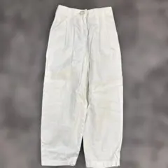 未使用ZARA KIDS 128 リネンキッズパンツ 白
