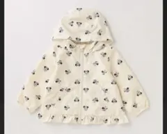 petit main ミニーマウス柄 ジャケット　ウインドブレーカー 90