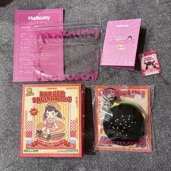 Mellojoy メロジョイ　スクイーズ　ハンバーガー　イカ墨　付属品付き