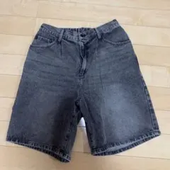 WEGO デニムハーフパンツ ブラック Mサイズのサムネイル