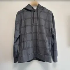 BEAMS HEART メンズ パーカー 総柄 グレー M フーディー ビームス