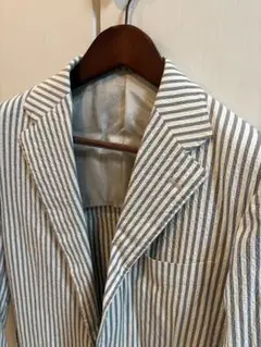 美品⭐︎BEAMS F シアサッカージャケット48 easyシリーズのサムネイル