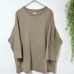 【ジャーナルスタンダードホームステッド】七分袖　Tシャツ　オーバーサイズ　Sのサムネイル
