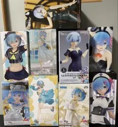 Re:ゼロから始める異世界生活 レムフィギュア９点セット