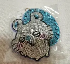 【新品未使用】ちいかわ　ラインストーンキーホルダー　キラキラ　モモンガ