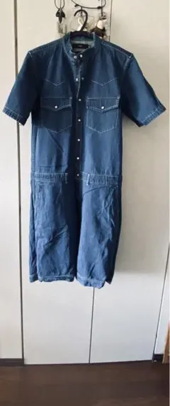 デニムジャンプスーツ VAPORIZE BEAMS