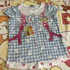 100 女の子　半袖Tシャツ　ミキハウスのサムネイル