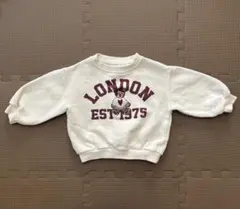 ZARA kids ロゴ入りトレーナー 86cm