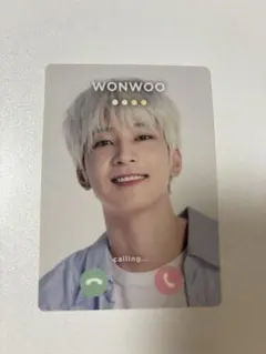 もしもしカード　ウォヌ　HANABI セブチ