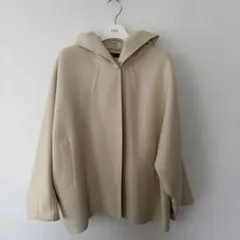 り*ー様 美品 アナイ ラムウール ケープコート ベージュ 36 S相当 ショー り*ー様 美品 アナイ ラムウール ケープコート ベージュ 36 S相当