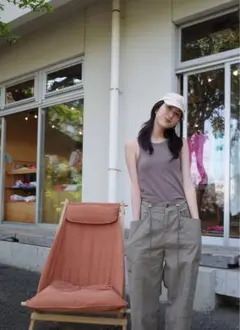 SeaRoomlynn ポケットワークwashボリュームパンツ　M グレージュ