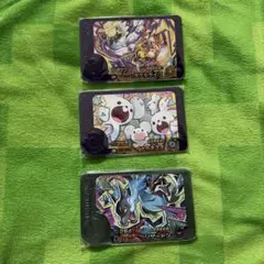 ポケモンフレンダ3枚セット　タケルライコ　イッカネズミ　リザードン
