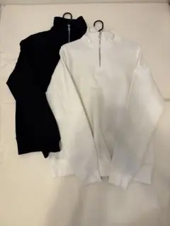 ZARAハーフジップスウェット2枚セット