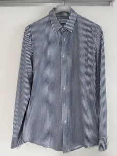 ZARA メンズ シャツ ストライプシャツ 青 白