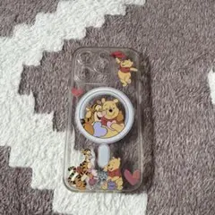 くまのプーさん MagSafe対応14Proスマホケース