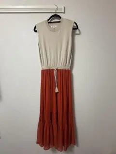 完売品　マイストラーダ　シャーリングボイルドッキングワンピース