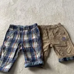 miki HOUSE ハーフパンツ 100サイズ 2枚セット