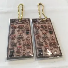 ミニチュア☆キーホルダー♪2点セット♪ 柴犬2点セット☆