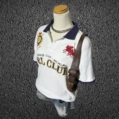 00s ラルフローレン ビッグポニー ポロシャツ y2k 平成女児 平成ギャル