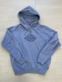 Dickies グレー ロゴ入り パーカー　XL