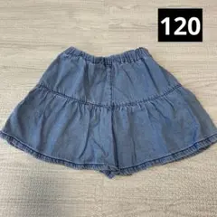 ジーユー デニムキュロット 120