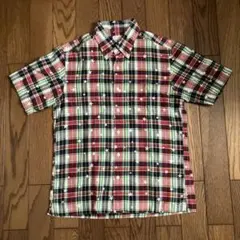 uniform experiment スター柄 チェックシャツ サイズ2のサムネイル