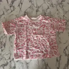 BABYDOLL ピンク レオパード柄 Tシャツ 90